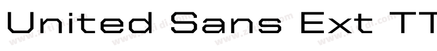 United Sans Ext TT B字体转换